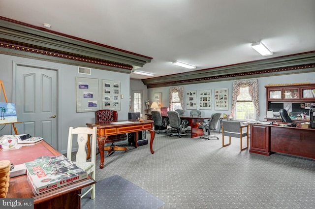 419 Coffee Goss Rd, Marietta, PA 17547 - carpeted office with ornamental molding
