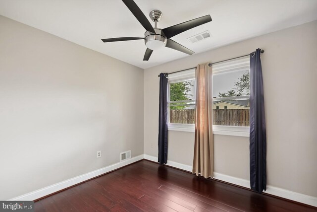810 Sugarland Run Dr, Sterling, VA 20164 - unfurnished room featuring wood-type flooring, baseboards, and ceiling fan