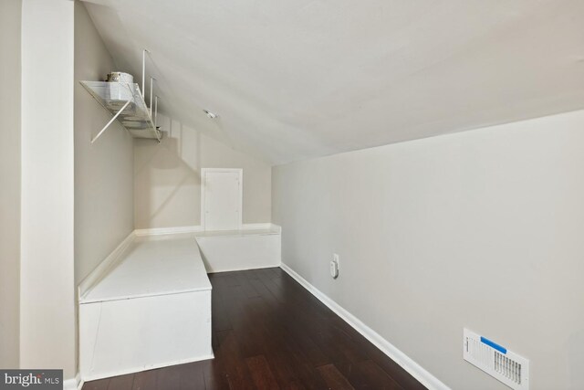 810 Sugarland Run Dr, Sterling, VA 20164 - spacious closet featuring vaulted ceiling and dark wood-type flooring