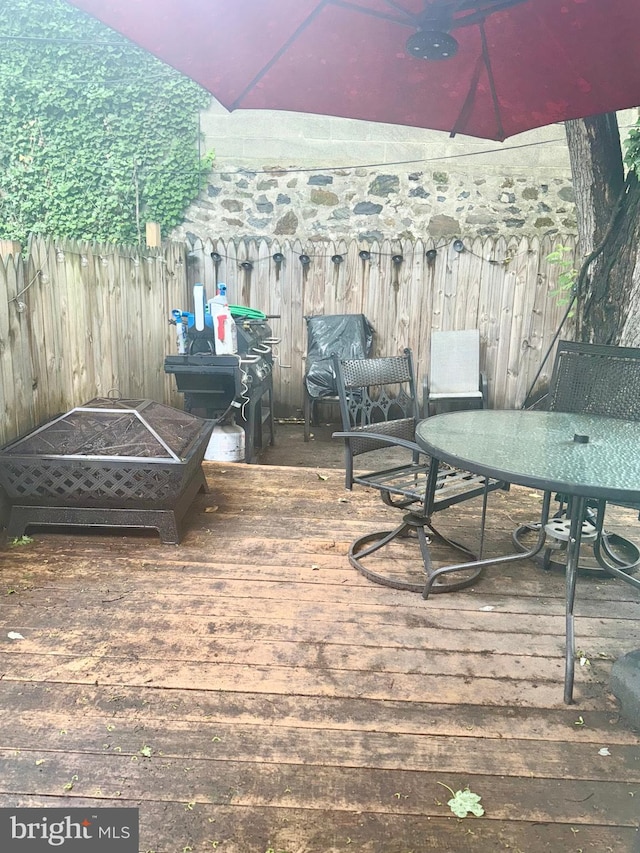 117 N Dupont St, Wilmington, DE 19805 - view of wooden terrace