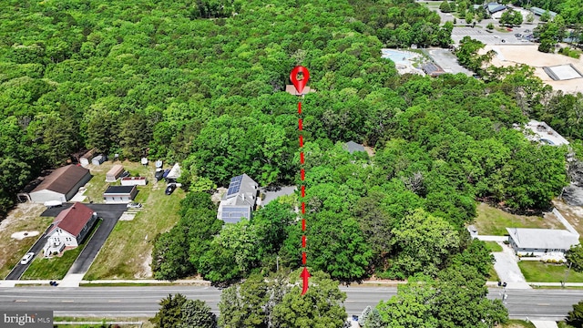 437 S 8th S, Galloway, NJ 08205 - aerial overview of property's location with property boundaries highlighted