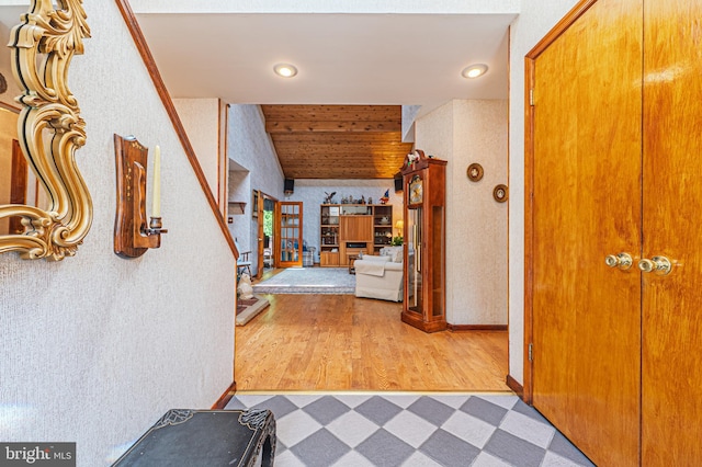 437 S 8th S, Galloway, NJ 08205 - hallway featuring recessed lighting