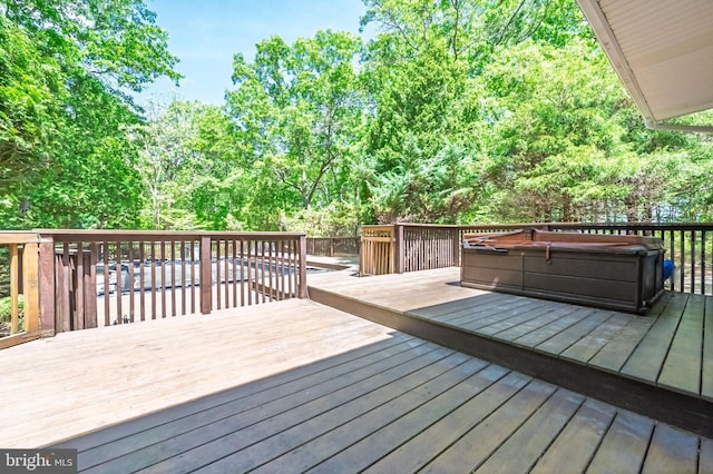 437 S 8th S, Galloway, NJ 08205 - wooden deck with view of scattered trees