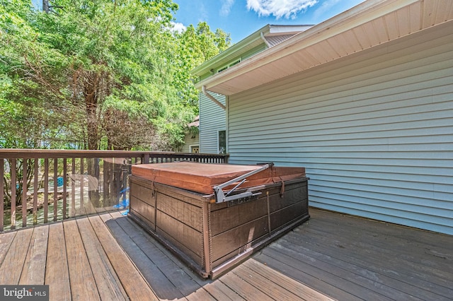 437 S 8th S, Galloway, NJ 08205 - wooden terrace with a hot tub