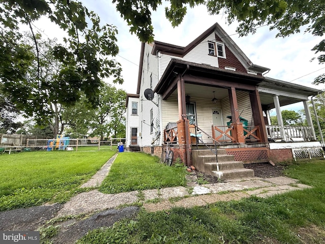 19 Lancaster Ave, Enola, PA 17025 - view of front of home featuring a porch
