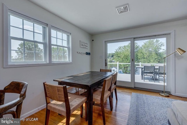 279 Apache Dr, Shickshinny, PA 18655 - dining room featuring light wood-style floors and baseboards