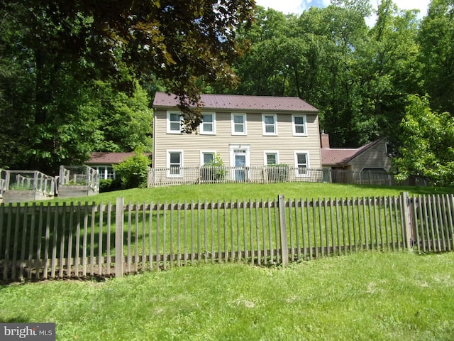 142 Fawn Rd, Reedsville, PA 17084 - colonial-style house with metal roof