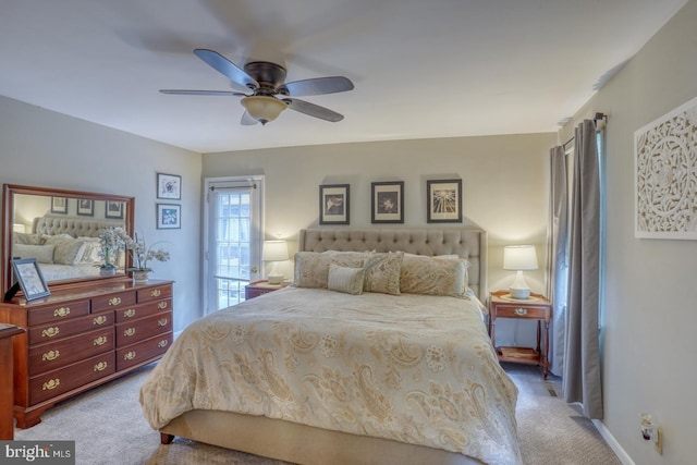 7857 Holly Branch Dr, Laurel, DE 19956 - carpeted bedroom with ceiling fan