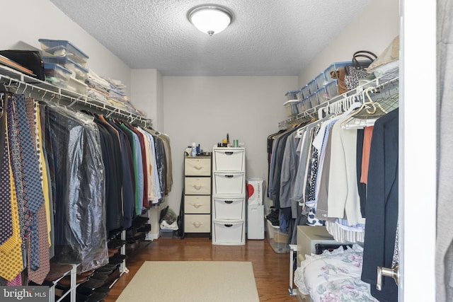 1515 S Arlington Ridge Rd Unit 402, Arlington, VA 22202 - walk in closet featuring wood finished floors