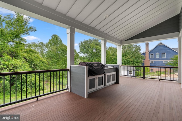 13492 Allnutt Ln, Highland, MD 20777 - view of wooden terrace