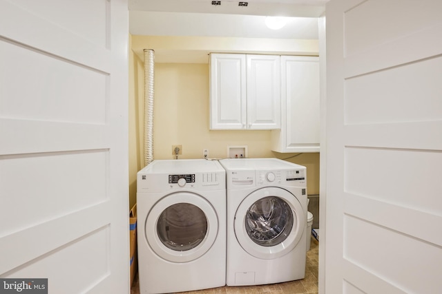 7906 Garland Ave, Takoma Park, MD 20912 - laundry area featuring separate washer and dryer and cabinet space