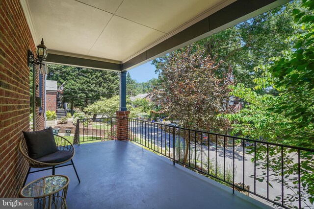 7906 Garland Ave, Takoma Park, MD 20912 - view of balcony