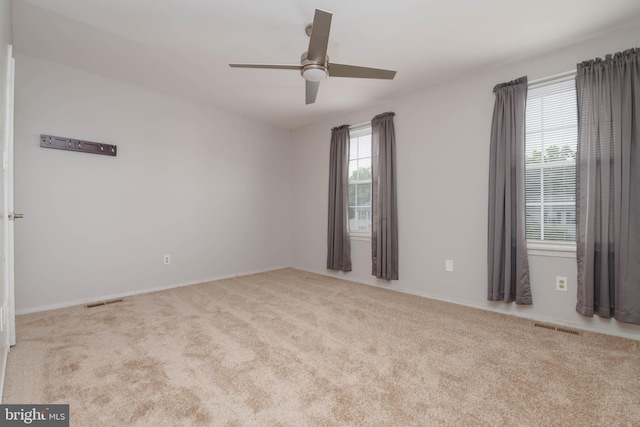 27 Holcumb Ct, Baltimore, MD 21220 - unfurnished room with a ceiling fan, carpet, and baseboards