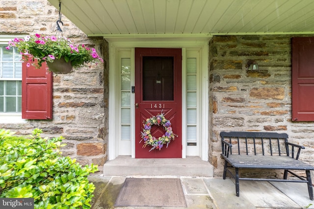 1431 Wheatsheaf Ln, Abington, PA 19001 - entrance to property featuring stone siding