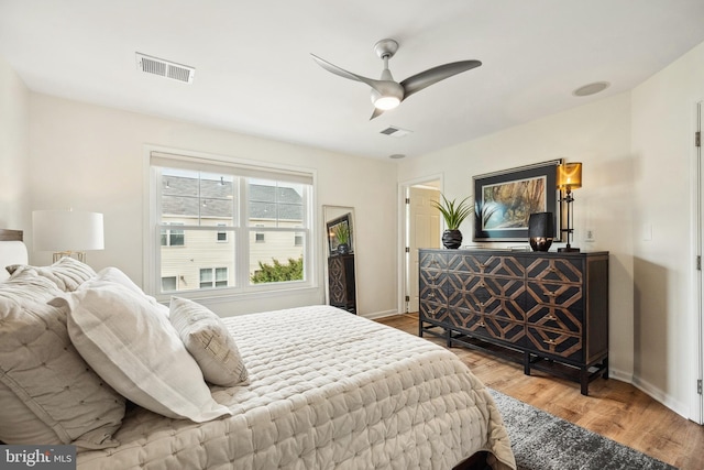 25366 Ashbury, Chantilly, VA 20152 - bedroom featuring wood finished floors, a ceiling fan, and baseboards
