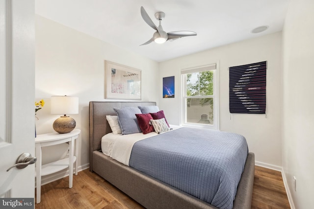 25366 Ashbury, Chantilly, VA 20152 - bedroom with wood finished floors, baseboards, and a ceiling fan