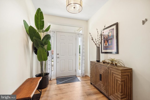 25366 Ashbury, Chantilly, VA 20152 - foyer featuring light wood-type flooring and baseboards