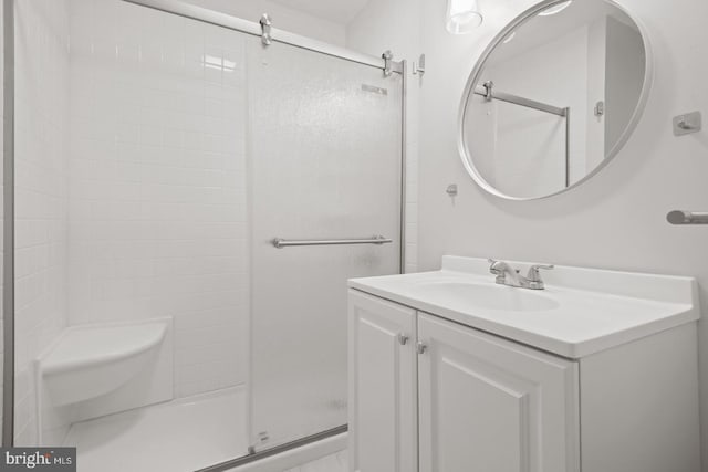 213 Redwood St, Harrisburg, PA 17109 - full bath with a stall shower and vanity