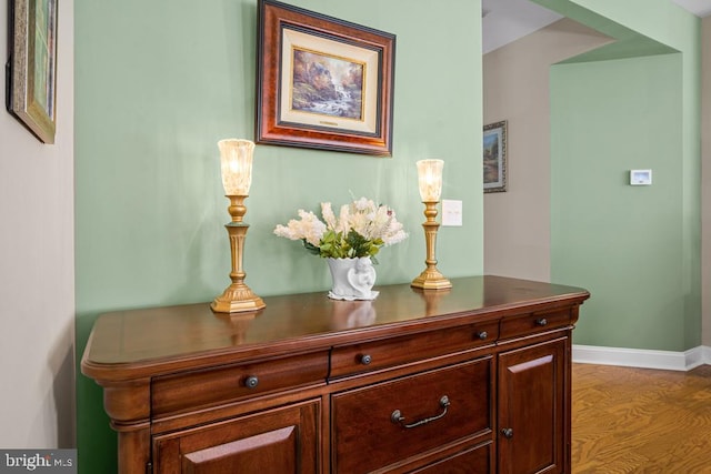 26360 Timbercreek Ln, Millsboro, DE 19966 - detailed view of baseboards and wood finished floors