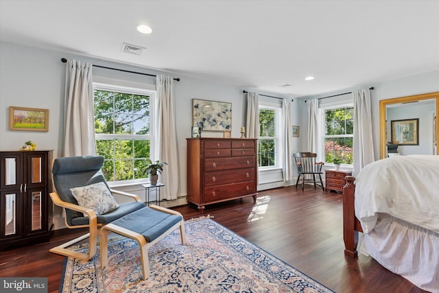 309 Conestoga Rd, Wayne, PA 19087 - bedroom featuring wood finished floors, recessed lighting, and baseboard heating