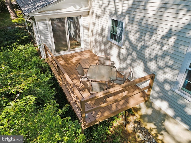 309 Conestoga Rd, Wayne, PA 19087 - wooden deck featuring outdoor dining area