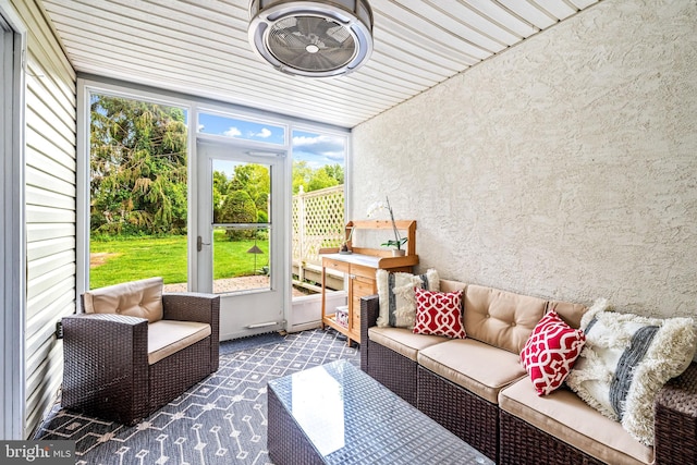 4047 Holly Way, Doylestown, PA 18902 - sunroom / solarium featuring an outdoor hangout area