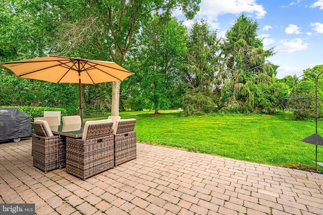 4047 Holly Way, Doylestown, PA 18902 - view of patio featuring outdoor dining space and grilling area