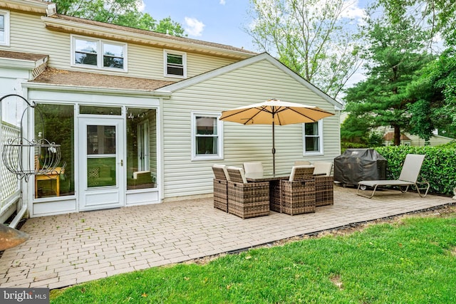 4047 Holly Way, Doylestown, PA 18902 - rear view of property featuring a patio