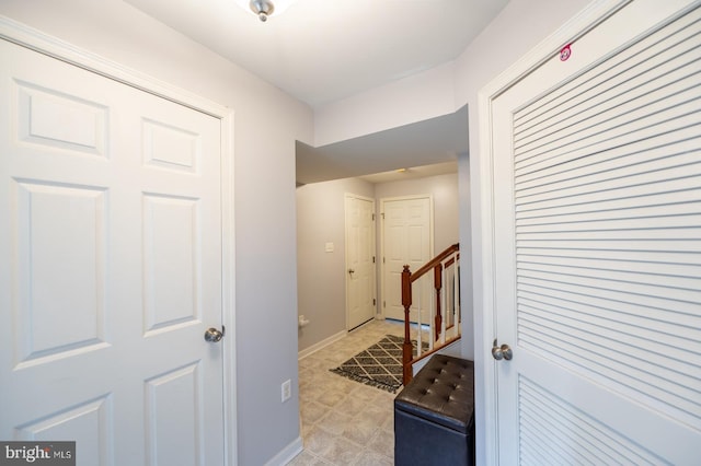 193 S Savanna Dr, Pottstown, PA 19465 - foyer entrance with stairway and baseboards