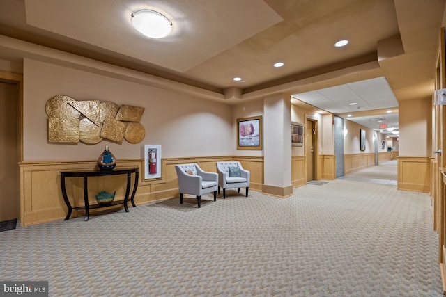 5328 Meridian Blvd, Warrington, PA 18976 - community lobby featuring a wainscoted wall and recessed lighting