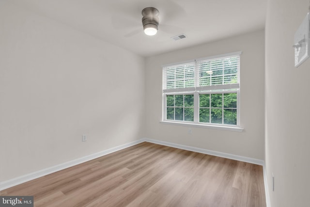 20524 Blue Heron Ter, Sterling, VA 20165 - spare room featuring light wood-style floors and a ceiling fan