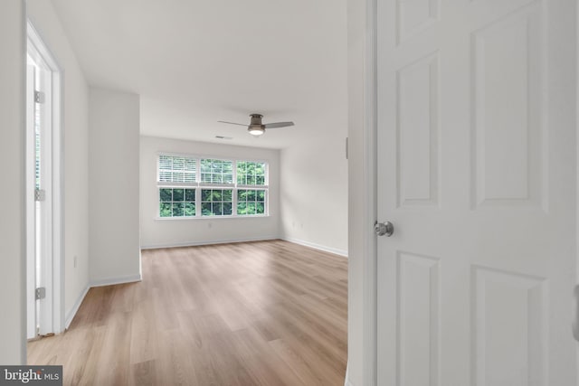 20524 Blue Heron Ter, Sterling, VA 20165 - unfurnished room featuring light wood-style floors and a ceiling fan