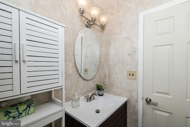 26 Hillcroft Rd, Berlin, NJ 08009 - bathroom with tile walls and vanity