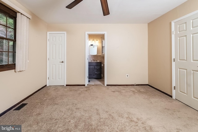 26 Hillcroft Rd, Berlin, NJ 08009 - unfurnished bedroom featuring carpet flooring, baseboards, and ceiling fan
