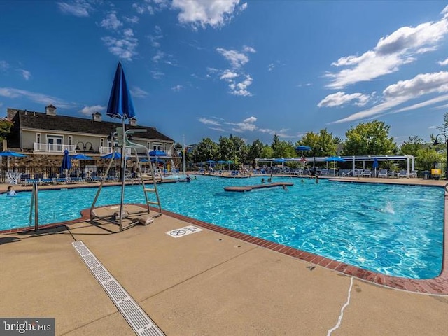 3655 Islington St, Frederick, MD 21704 - community pool featuring a patio
