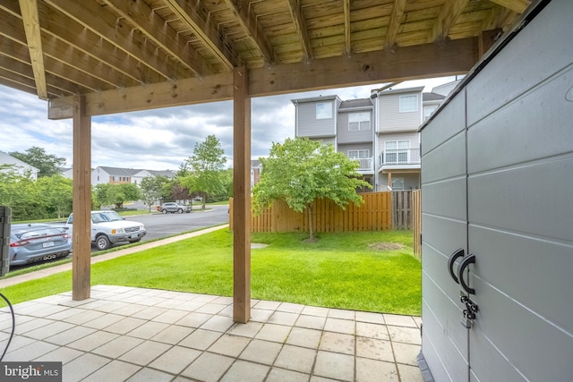 222 Hawks View Sq SE, Leesburg, VA 20175 - view of patio featuring a residential view