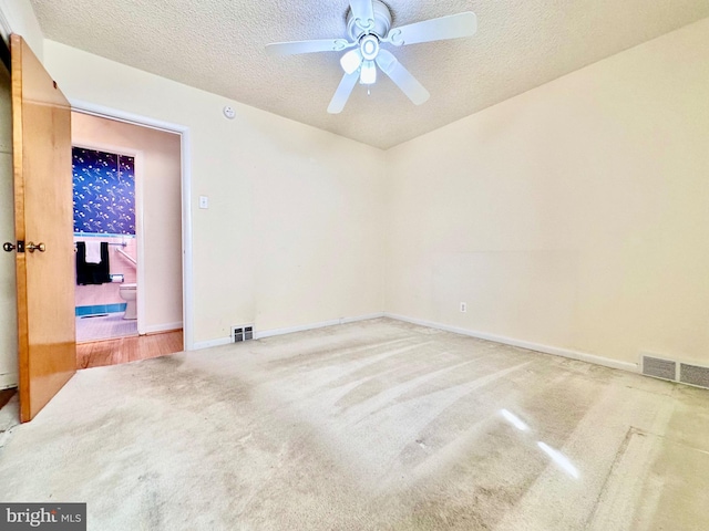 8128 Lister St, Philadelphia, PA 19152 - carpeted spare room featuring a textured ceiling, ceiling fan, and baseboards