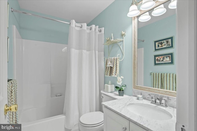 111 Brookline Ct, Avondale, PA 19311 - full bathroom with shower / bath combo, vanity, and toilet