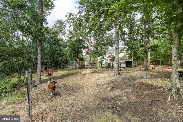 550 Long Meadow Dr, Fredericksburg, VA 22406 - view of yard featuring an outbuilding
