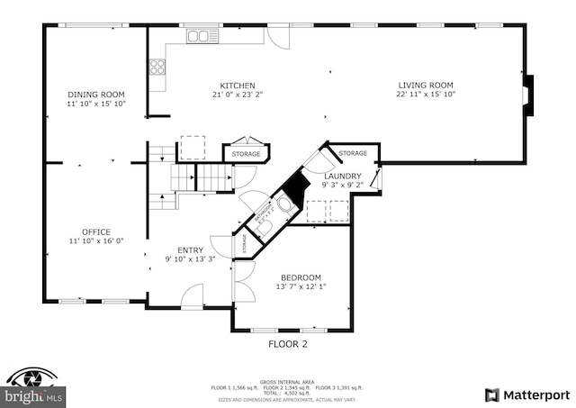 550 Long Meadow Dr, Fredericksburg, VA 22406 - view of floor plan / room layout