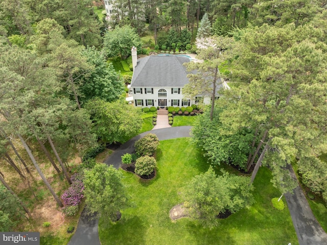 4 False Heather Way, Medford, NJ 08055 - view from above of property with a heavily wooded area