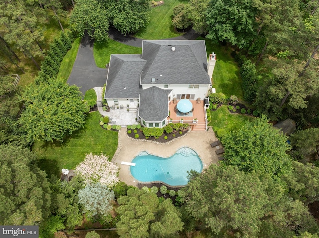 4 False Heather Way, Medford, NJ 08055 - aerial view of property's location with a pool area