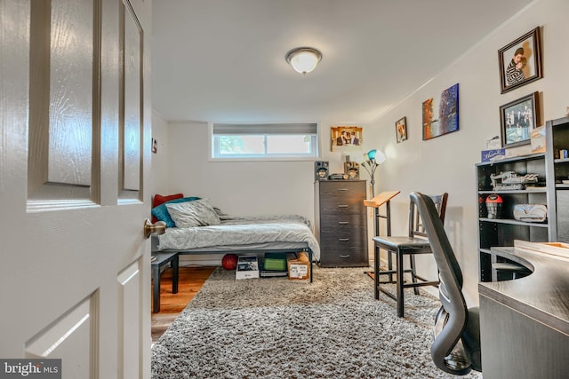 2409 Lightfoot Dr, Baltimore, MD 21209 - bedroom with wood finished floors