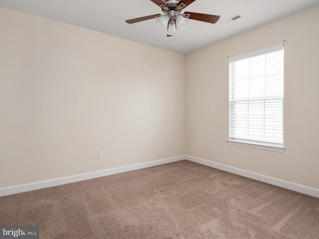 83 Clarence Ave, Severna Park, MD 21146 - carpeted empty room featuring baseboards and a ceiling fan