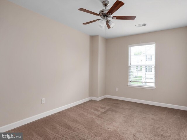 83 Clarence Ave, Severna Park, MD 21146 - carpeted empty room featuring baseboards and ceiling fan