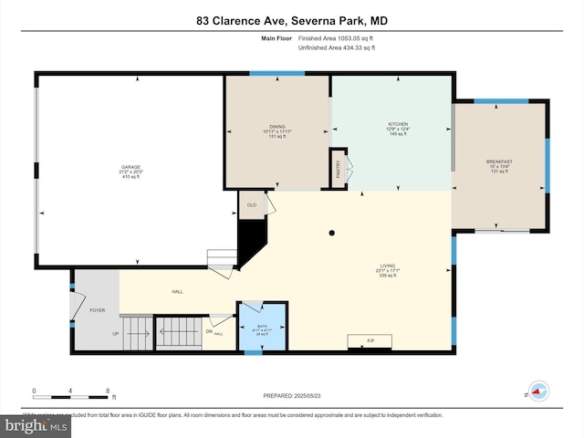 83 Clarence Ave, Severna Park, MD 21146 - floor plan / room layout