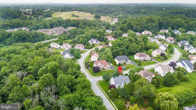 1 Derbyshire Way, Wilmington, DE 19807 - aerial view of residential area with a forest