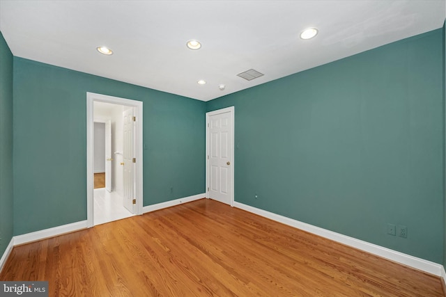 1 Derbyshire Way, Wilmington, DE 19807 - unfurnished bedroom with wood finished floors and recessed lighting