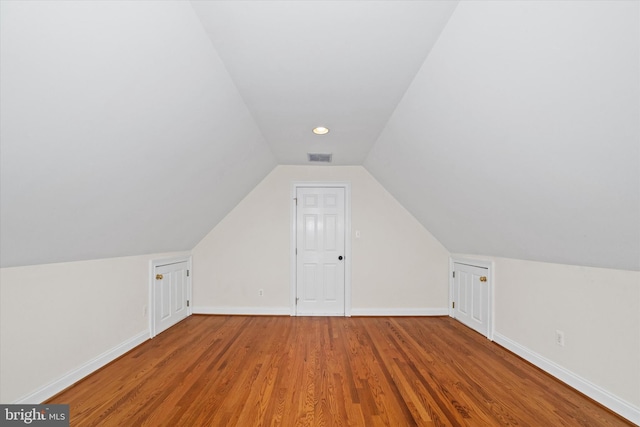 1 Derbyshire Way, Wilmington, DE 19807 - additional living space featuring lofted ceiling and wood finished floors