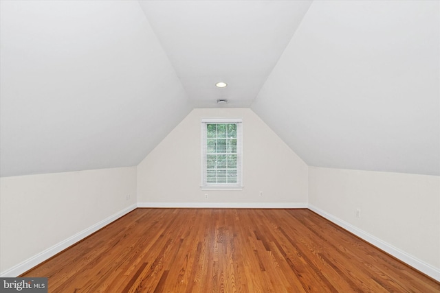 1 Derbyshire Way, Wilmington, DE 19807 - additional living space featuring wood finished floors and vaulted ceiling